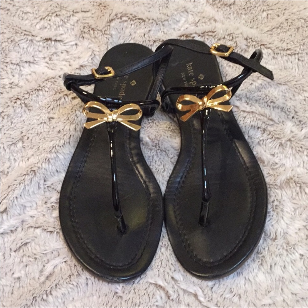 Kate Spade Black Sandals 8.5